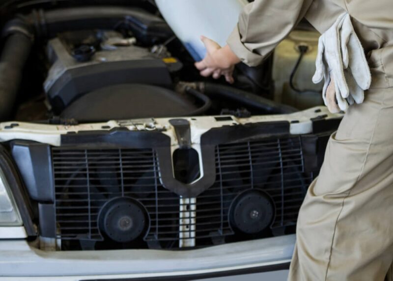 Radiator fan runs when engine is cold
